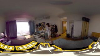 vr虚拟现实 和女生度过一个美好夜晚之后