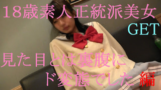 FC2-PPV 582397 18歳素人S級美女GET　清楚感抜群の美女、実はド変態だった。初回動画特典付き