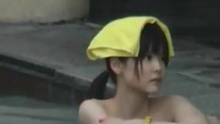 甜美毛巾妹露天溫泉-.flv