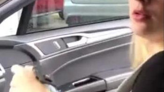 滴滴司机勾搭欧美爽货，随便揉捏拍打，好刺激。 看车牌好像是晋A