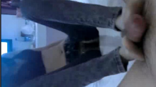 牛仔褲開那麼大的檔抽插 安徽蕾蕾實現生活中的幻想