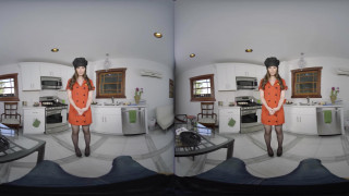Cute Milf Sous Chef Rides Her Masters Cock in VR