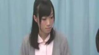 「これは診察ですから（ﾄﾞｭﾌｯ」偽医師の指がめり込む乳揉み検診に昼休み中の巨乳OLのパンツに染み