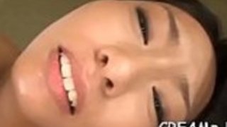 シャイな女子学生がクリームになる