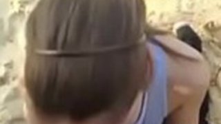 ビーチでクイックBJとフェイシャル（新）