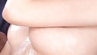 クリームのRamu Nagatsuki毛深いおまんこにジューシーファック
