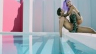 アジアのポルノ·スターアリナ李は小柄ゴスとしてめちゃくちゃ