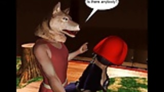 3D漫画：赤ずきんフード