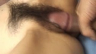 日本の熟女マリア朝霧毛深い陰部きっ