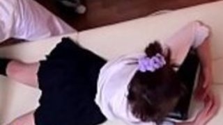 日本の18歳のマッサージが過熱しすぎるパート1 - もっとElitejavhd.comで