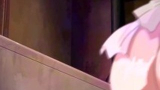 親戚のお姉さんが爆乳を揺らしながらクチュクチュとオナニーしてるエロアニメ