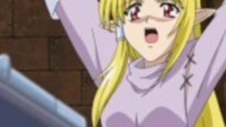 焦げ茶色でかわいい変態エルフの二重浸透