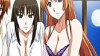 三つの巨大なティッテッドエロ女の子が犯される