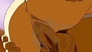 オフィスのテーブルの上にチーフクソ熱いヘンタイ少女