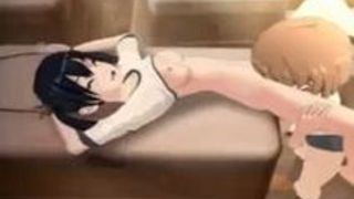 エロアニメ レズ 拘束 同人 クンニ