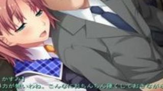 エロアニメ 女子校生 スマホ 電車 ビッチ